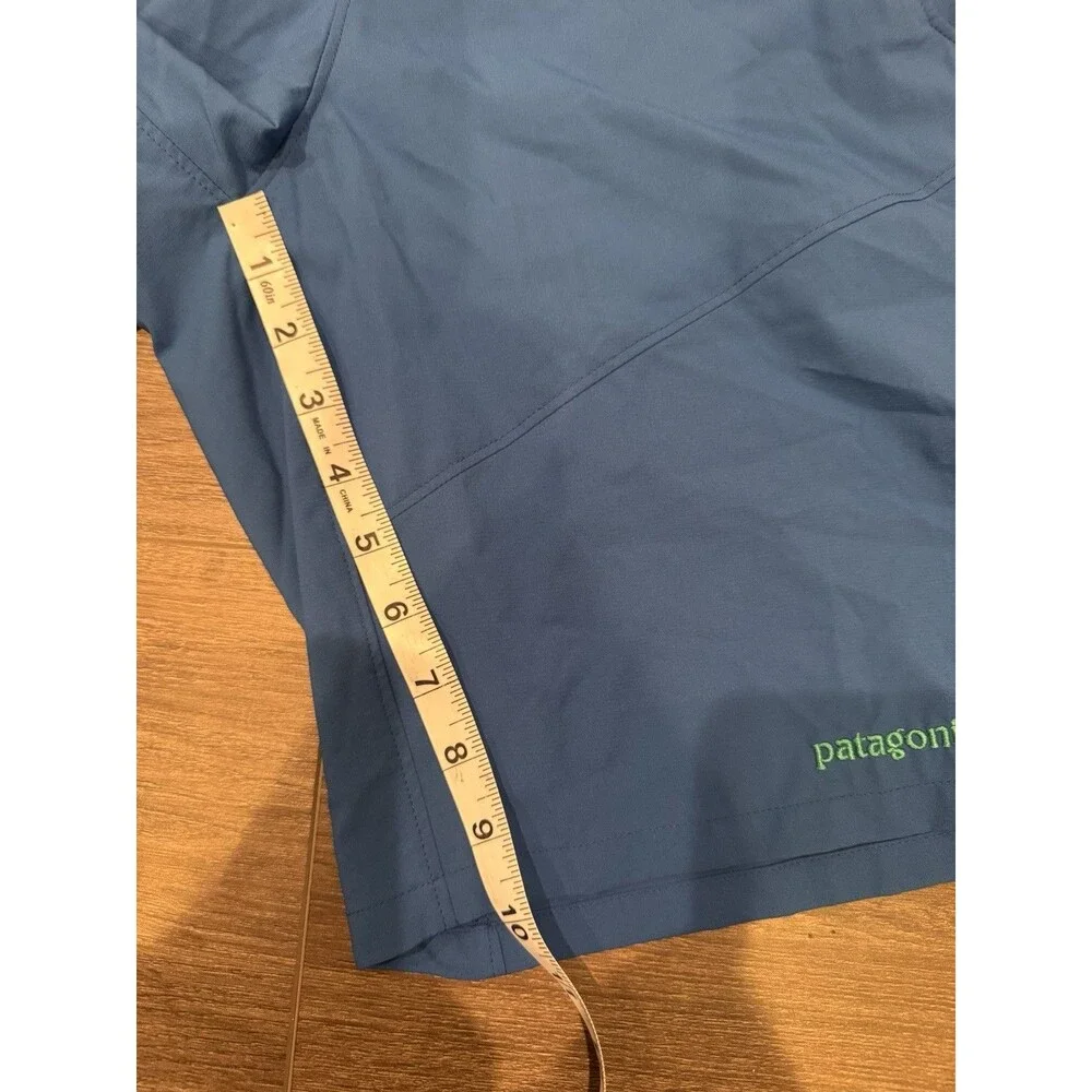 Patagonia Men's Swim Trunks Shorts, Blue, Adjustable Strap, XS, Front Zip Pocket
